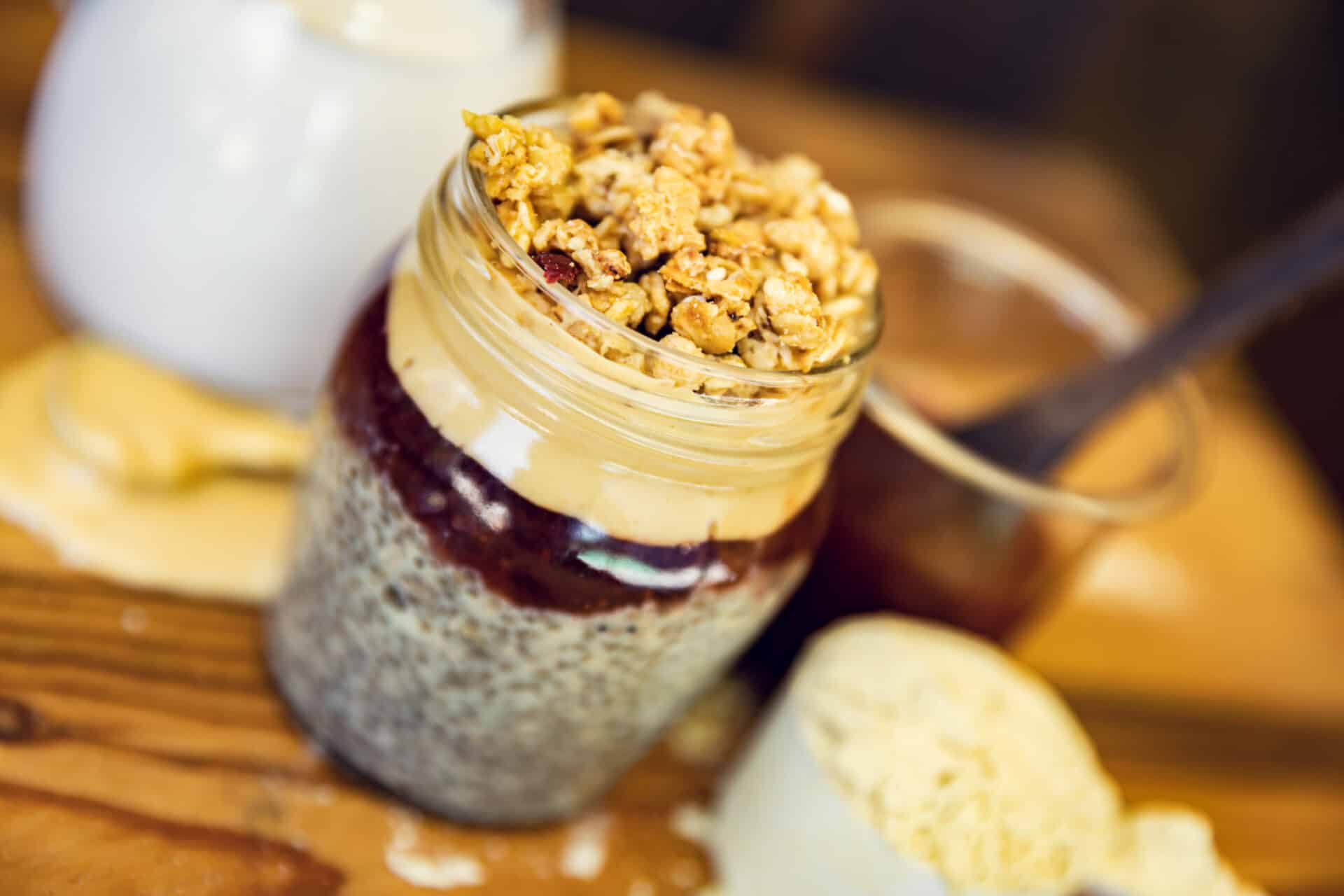 Peanut Butter and Jelly Chia Pudding - Bioteen Health