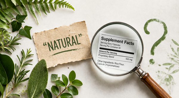 What "Natural" Really Means on a Supplement Label - And Why Clean Label Is the Better Question Bioteen Health