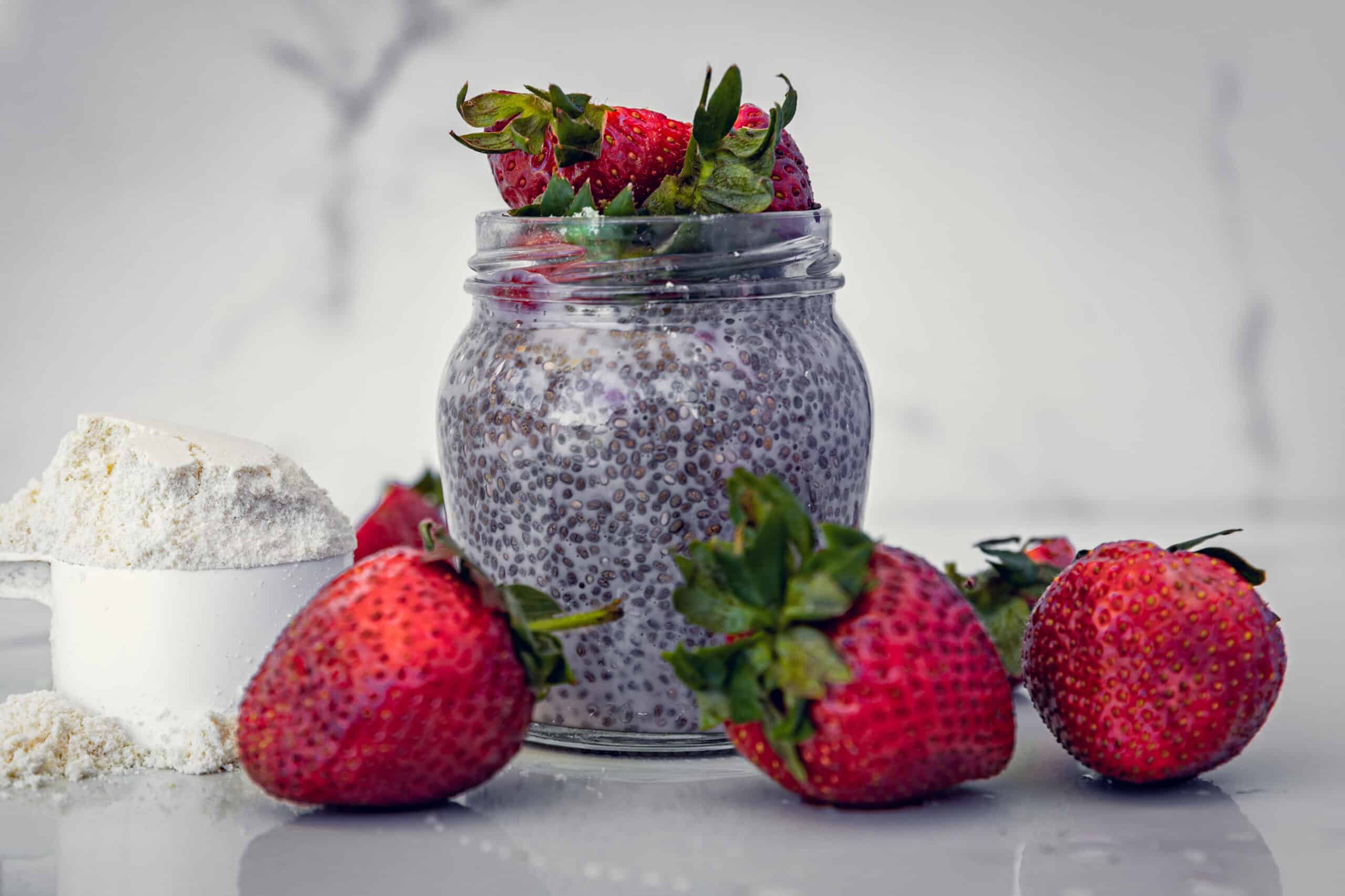 Strawberries & Cream Chia Pudding - Bioteen Health
