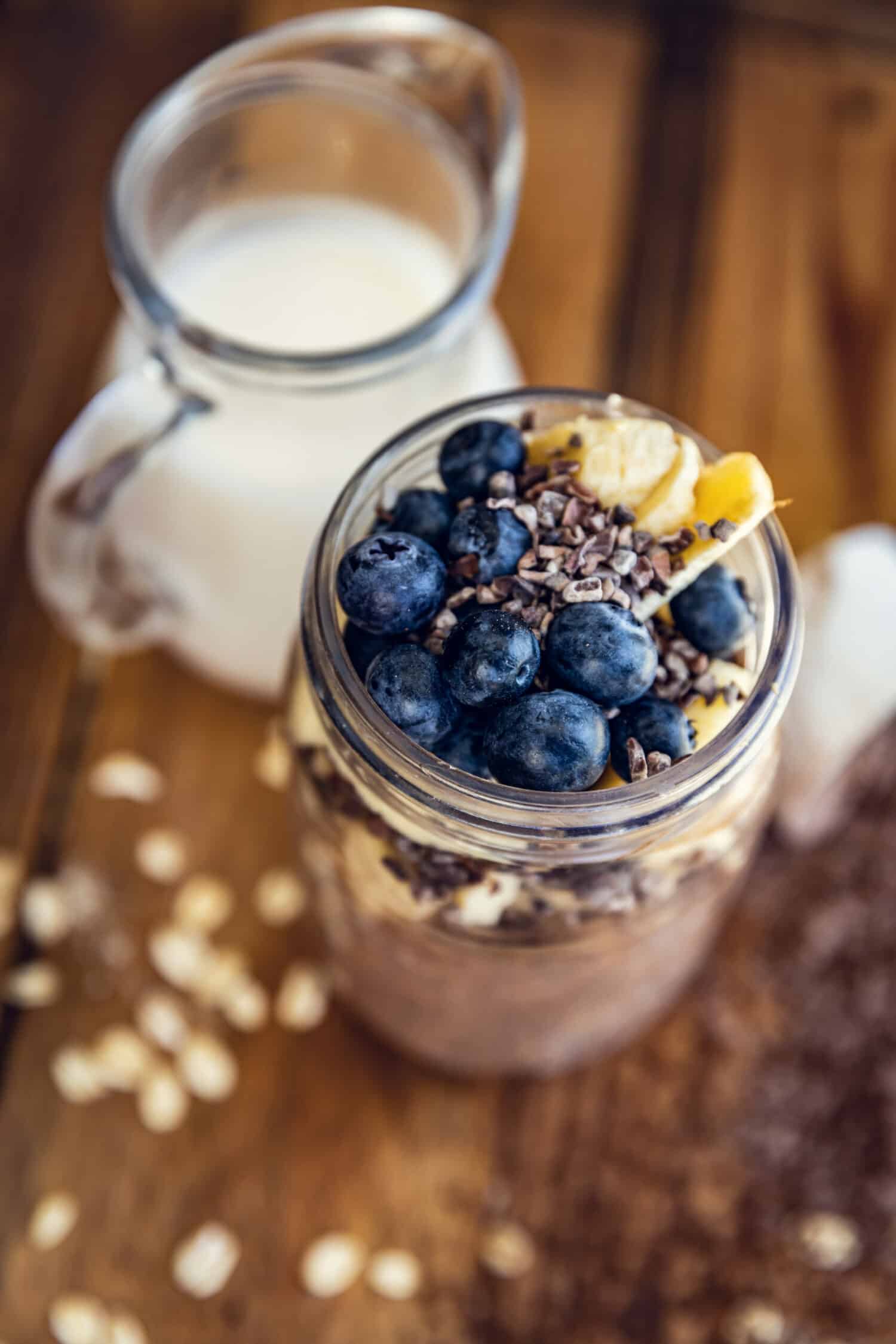 Peanut Butter and Chocolate Overnight Oats - Bioteen Health